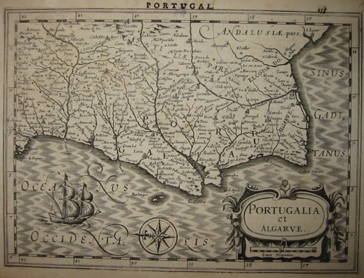 Mercator Gerard - Hondius Jodocus Portugallia et Algarve 1630 Amsterdam